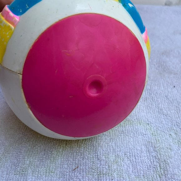 Vintage Roly Poly Clown Musical Toy Made in Hong Kong From 1980s - Picture 7 of 10